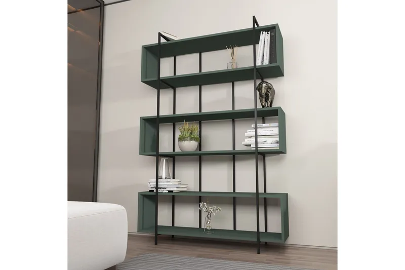 Bruti Bokhylla 120 cm, Svart