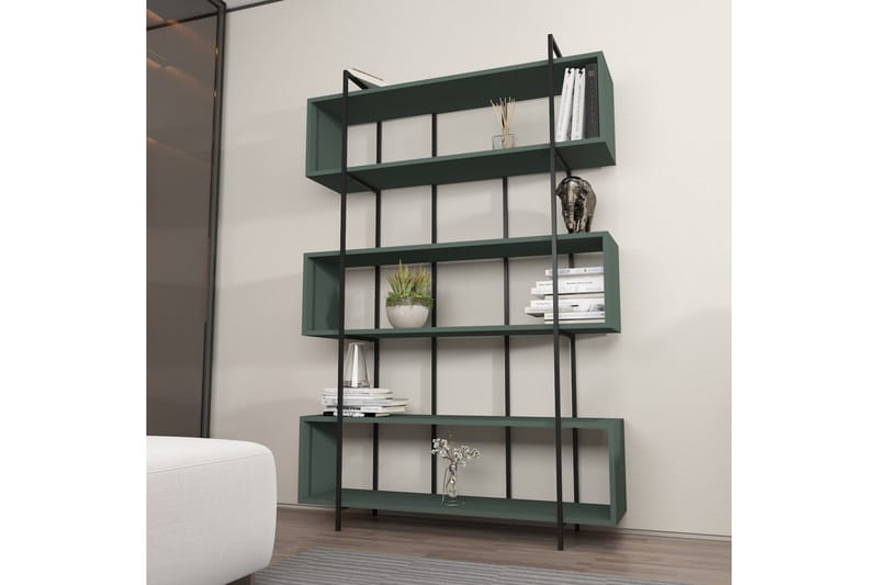 Bruti Bokhylla 120 cm, Svart