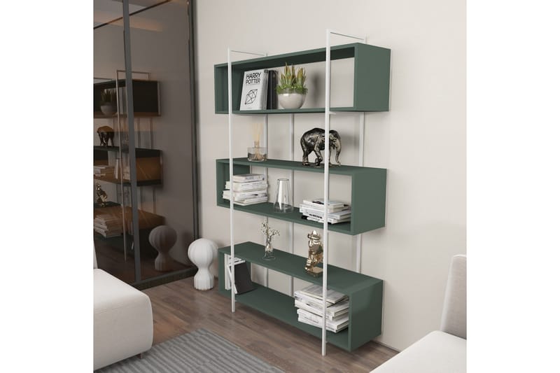 Bruti Bokhylla 120 cm, Vit