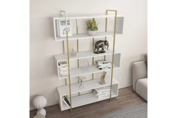 Bokhylla Bruti Vit / Rany - Vit / Rany - Förvaring - Hylla - Bokhylla