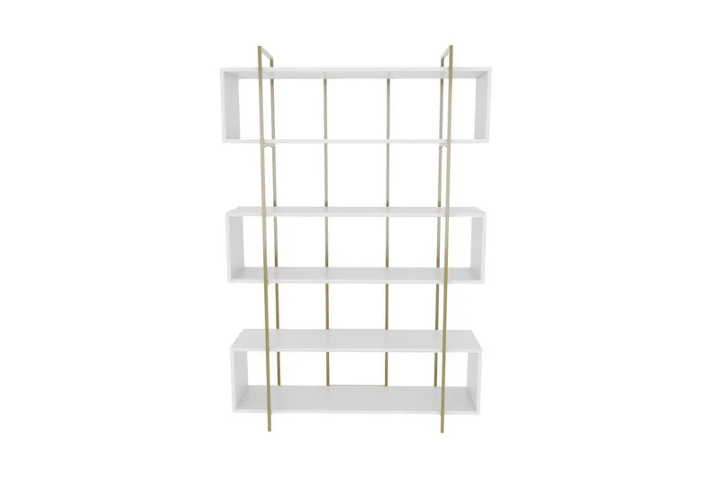 Bokhylla Bruti Vit / Rany - Vit / Rany - Förvaring - Hylla - Bokhylla