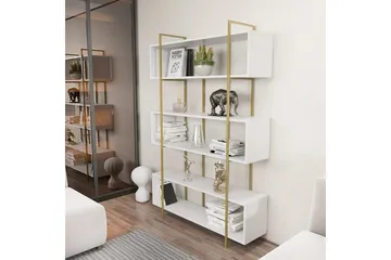 Bokhylla Bruti Vit / Rany - Vit / Rany - Förvaring - Hylla - Bokhylla