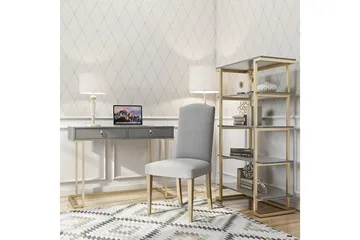 Camila Bokhylla 76x40 cm Grafitgrå - CosmoLiving - Förvaring - Hylla - Bokhylla