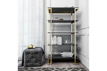 Camila Bokhylla 76x40 cm Grafitgrå - CosmoLiving - Förvaring - Hylla - Bokhylla