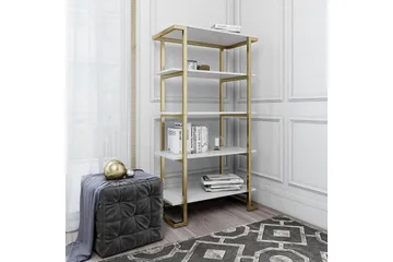 Camila Bokhylla 76x40 cm Vit - CosmoLiving - Förvaring - Hylla - Bokhylla