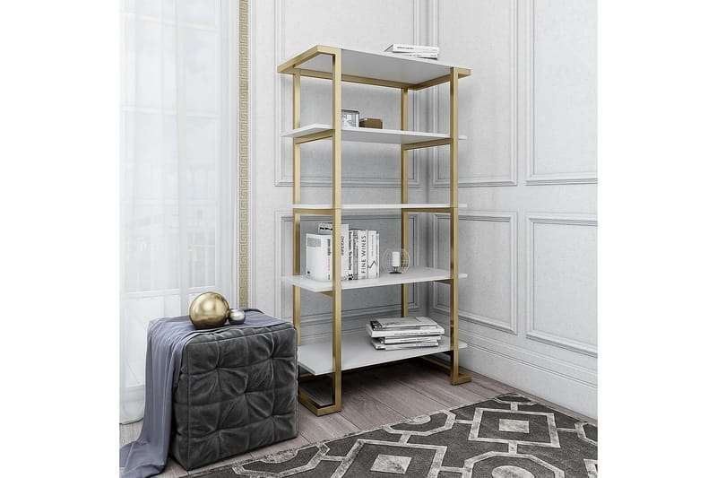 Camila Bokhylla 76x40 cm Vit - CosmoLiving - Förvaring - Hylla - Bokhylla