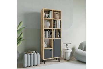 Casabetania Bokhylla 30x60 cm - Antracit/Natur - Förvaring - Hylla - Bokhylla