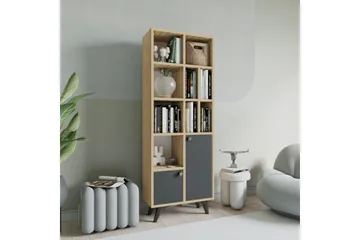 Casabetania Bokhylla 30x60 cm - Antracit/Natur - Förvaring - Hylla - Bokhylla