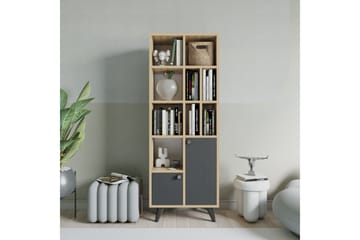 Casabetania Bokhylla 30x60 cm - Antracit/Natur - Förvaring - Hylla - Bokhylla