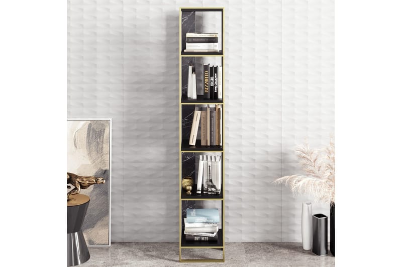 Cofield Bokhylla 32 cm - Guld|Svart - Förvaring - Hylla - Bokhylla