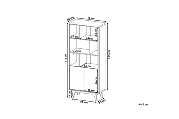 Columbus Hylla 79 cm - Trä/Natur - Förvaring - Hylla - Bokhylla