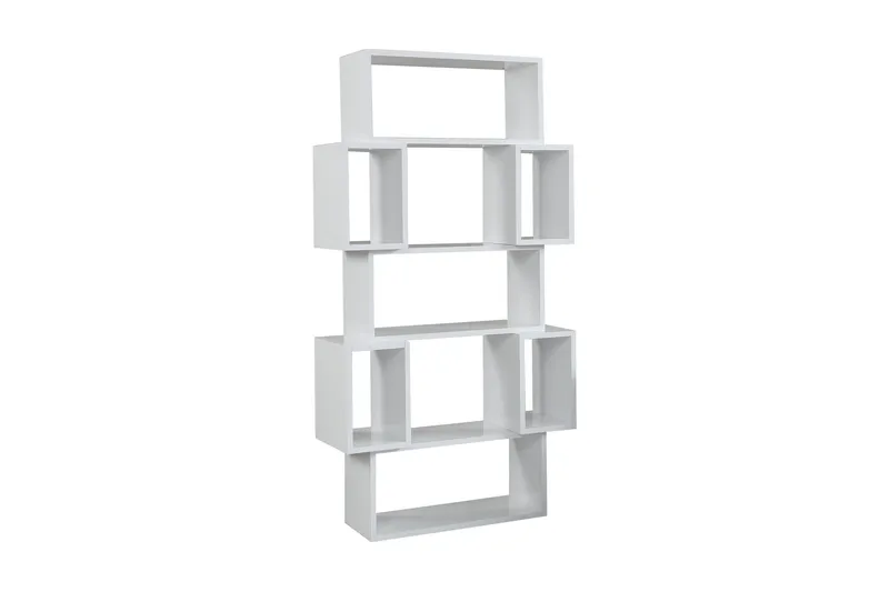 Comfortale Bokhylla 84 cm i Målat Trä, Vit