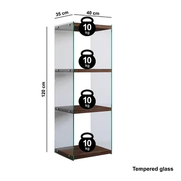 Dalshult Bokhylla - Brun - Förvaring - Hylla - Bokhylla