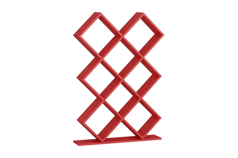 Decorotika Bokhylla 90 cm i Målat Trä, Röd