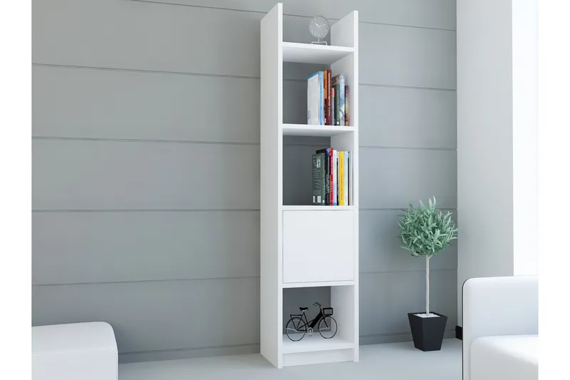 Decorotika Bokhylla Smal, Vit