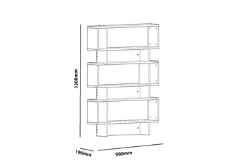 Decorotika Bokhylla - Vit - Förvaring - Hylla - Bokhylla