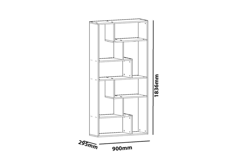 Decorotika Bokhylla - Vit - Förvaring - Hylla - Bokhylla
