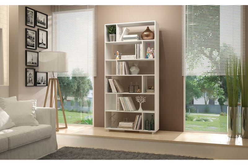Decorotika Bokhylla - Vit - Förvaring - Hylla - Bokhylla