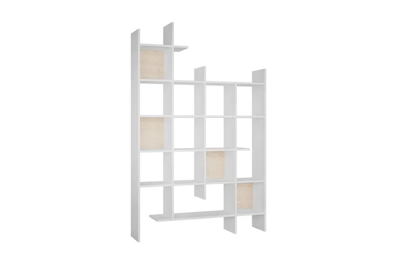 Decorta Bokhylla 122 cm i Målat Trä, Vit
