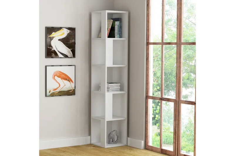 Decorta Bokhylla 32 cm i Målat Trä - Vit - Förvaring - Hylla - Bokhylla