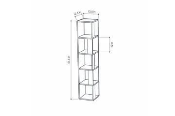 Decorta Bokhylla - Vit - Förvaring - Hylla - Bokhylla