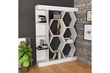 Desgrar Bokhylla 140x177,4 cm - Vit - Förvaring - Hylla - Bokhylla