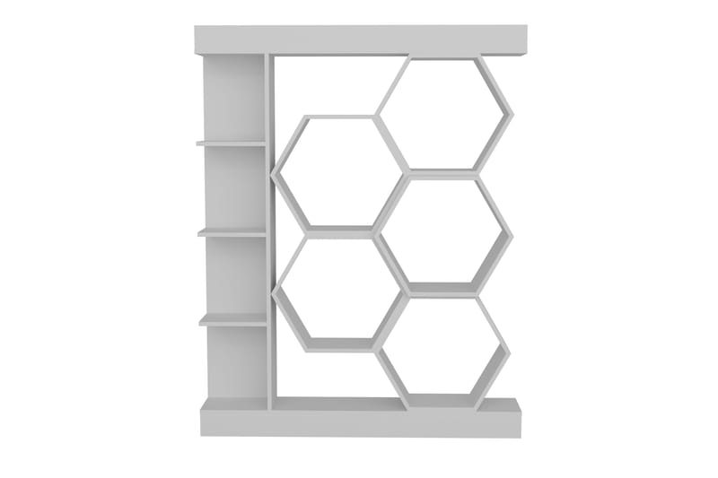 Desgrar Bokhylla 140x177,4 cm - Vit - Förvaring - Hylla - Bokhylla