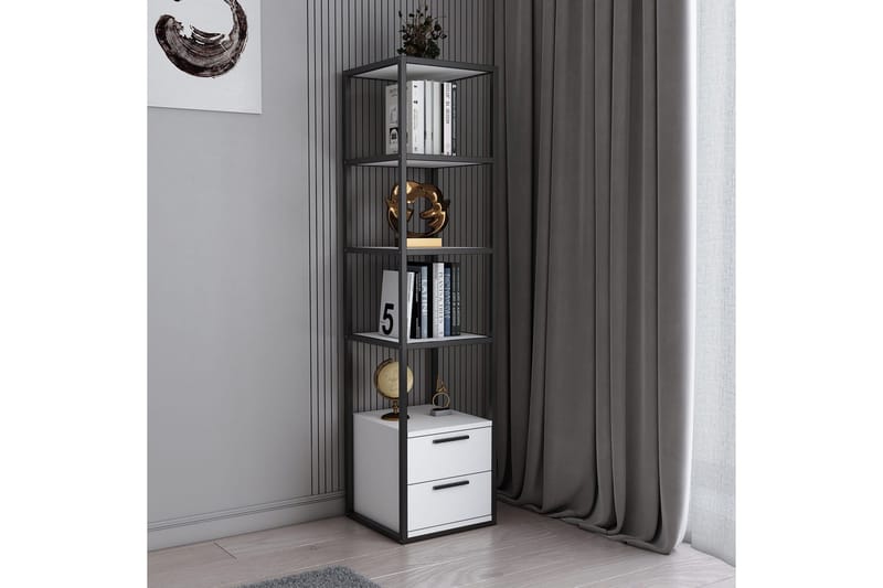 Desgrar Bokhylla 39x160 cm - Svart - Förvaring - Hylla - Bokhylla