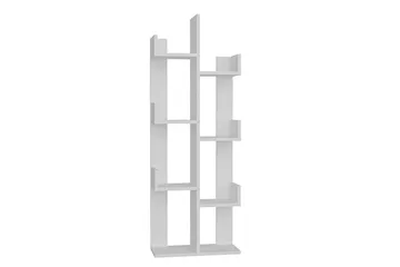 Desgrar Bokhylla 50x173 cm i Målat Trä - Vit - Förvaring - Hylla - Bokhylla