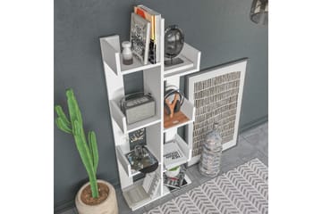 Desgrar Bokhylla 50x173 cm - Vit - Förvaring - Hylla - Bokhylla