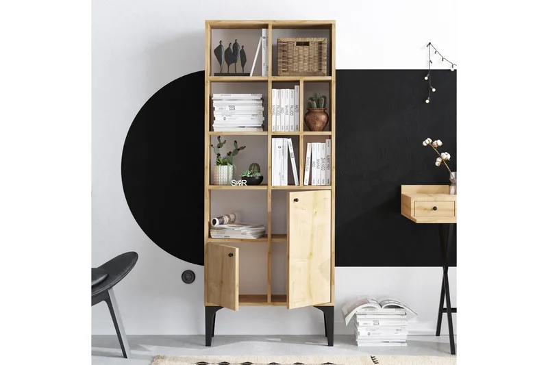 Desgrar Bokhylla 60x175 cm - Blå - Förvaring - Hylla - Bokhylla