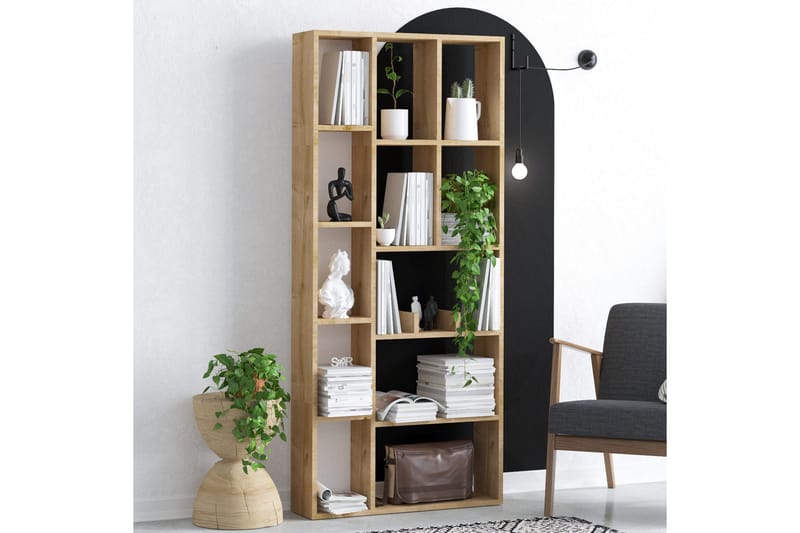 Desgrar Bokhylla 75x170 cm - Blå - Förvaring - Hylla - Bokhylla