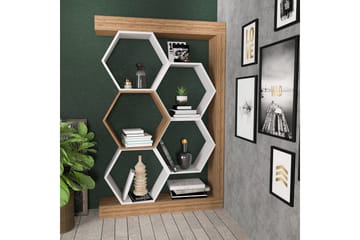 Desgrar Bokhylla 90x140 cm - Vit - Förvaring - Hylla - Bokhylla