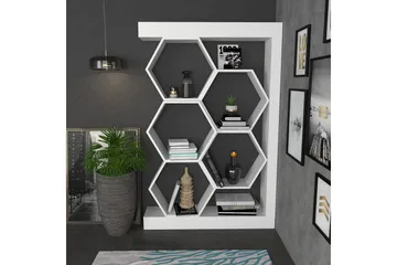 Desgrar Bokhylla 90x140 cm - Vit - Förvaring - Hylla - Bokhylla