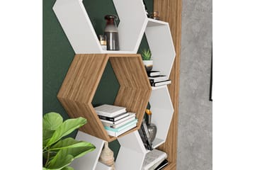 Desgrar Bokhylla 90x140 cm - Vit - Förvaring - Hylla - Bokhylla