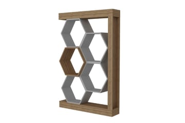 Desgrar Bokhylla 90x140 cm - Vit - Förvaring - Hylla - Bokhylla