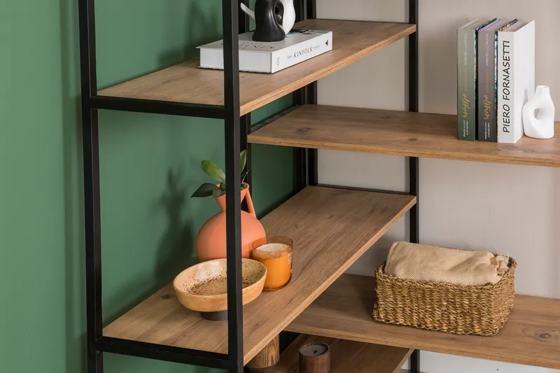 Edra Bokhylla 94 cm - Brun/Svart - Förvaring - Hylla - Bokhylla