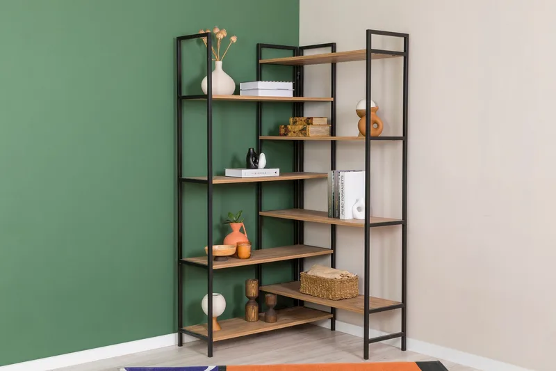 Edra Bokhylla 94 cm - Brun/Svart - Förvaring - Hylla - Bokhylla