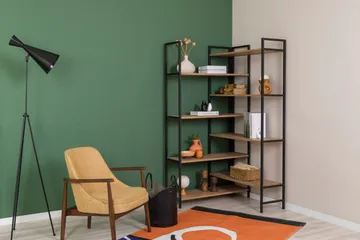 Edra Bokhylla 94 cm - Brun/Svart - Förvaring - Hylla - Bokhylla