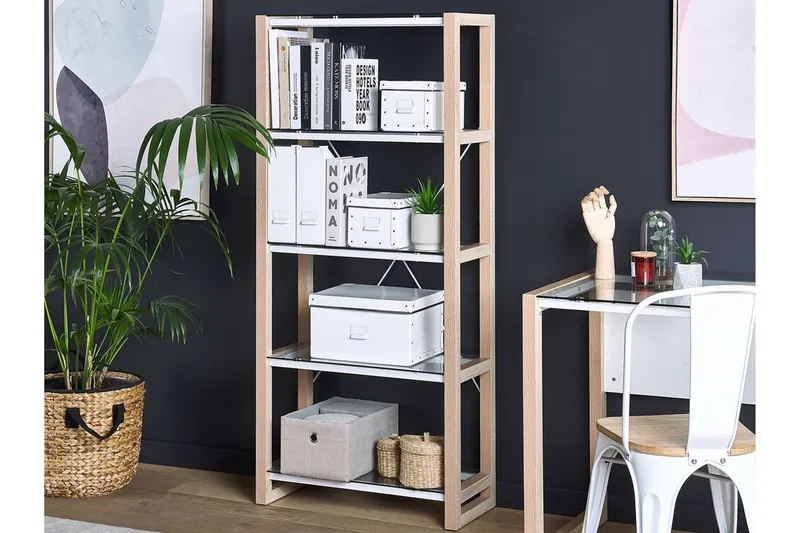 Ejenks Hylla 68x30 cm - Vit/Ljust Trä - Förvaring - Hylla - Bokhylla