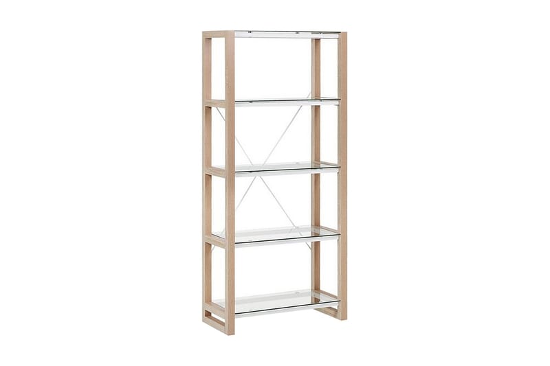 Ejenks Hylla 68x30 cm, Vit/Ljust Trä