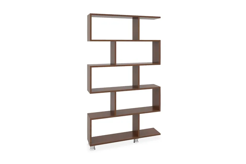 Elegancia Bokhylla 90 cm i Mörkt Trä, Brun
