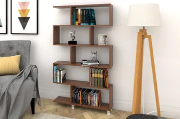 Elegancia Bokhylla - Valnöt - Förvaring - Hylla - Bokhylla