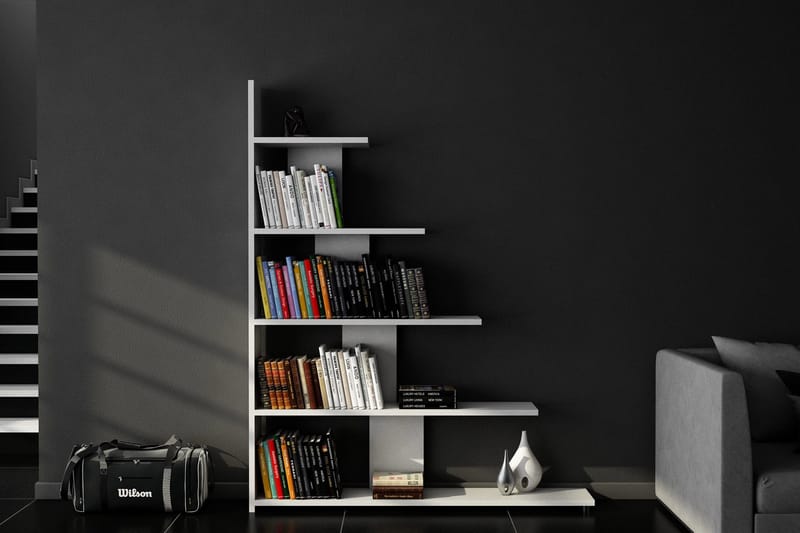 Elegancia Bokhylla - Vit - Förvaring - Hylla - Bokhylla