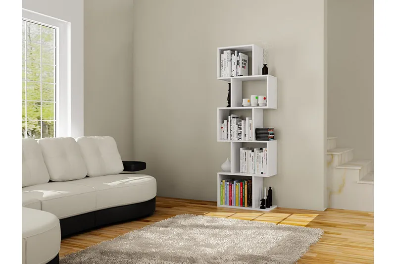 Elegancia Bokhylla - Vit - Förvaring - Hylla - Bokhylla