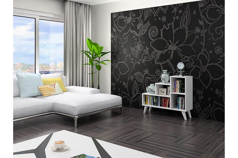 Elegancia Bokhylla - Vit - Förvaring - Hylla - Bokhylla