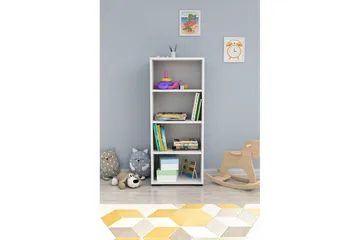 Bokhylla Emera Vit - Vit - Förvaring - Hylla - Bokhylla