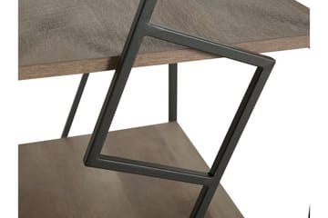 Forres Bokhylla 64 cm i Mörkt Trä - Gråbrun - Förvaring - Hylla - Bokhylla