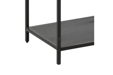 Hasslevik Bokhylla 114x35 cm 4 Hyllor - Svart/Matt Svart - Förvaring - Hylla - Bokhylla