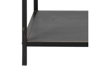 Hasslevik Bokhylla 114x35 cm 4 Hyllor - Svart/Matt Svart - Förvaring - Hylla - Bokhylla